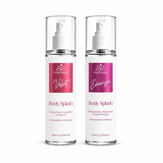 Kit 2 Body Splash, Essenza, Velvet 200ml
